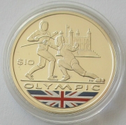 British Virgin Islands 10 Dollars 2010 Olympics London...