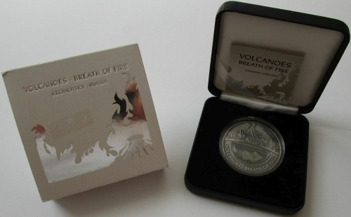 Fiji 10 Dollars 2013 Volcanoes Breath of Fire Kronotsky