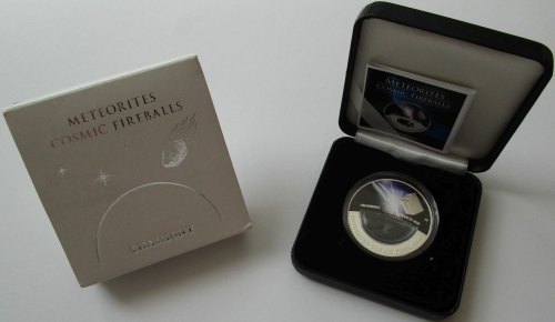 Fiji 10 Dollars 2013 Meteorites Cosmic Fireballs Chassigny