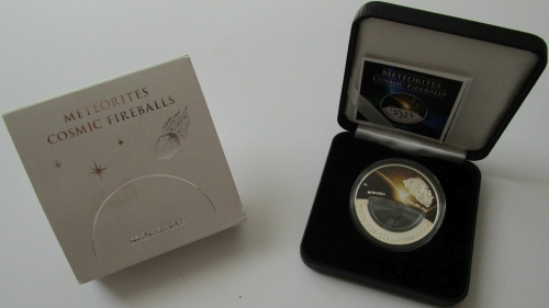 Fiji 10 Dollars 2013 Meteorites Cosmic Fireballs Morasko