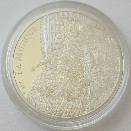 France 10 Euro 2014 Jean Philippe Rameau Silver