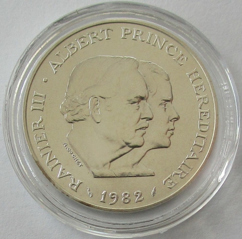 Monaco 100 Francs 1982 Prince Rainier III. & Albert