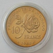 Monaco 10 Francs 1982 Grace Kelly