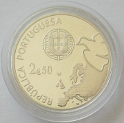 Portugal 2,50 Euro 2015 Europastern 70 Jahre Zweiter...