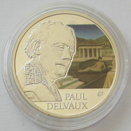 Belgium 10 Euro 2012 Eurostar Paul Delvaux Silver