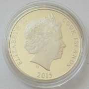 Cook-Inseln 5 Dollars 2015 Olympia Rio de Janeiro Rudern