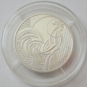 France 10 Euro 2016 Gallic Rooster Silver Proof