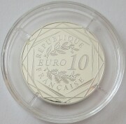 France 10 Euro 2016 Gallic Rooster Silver Proof