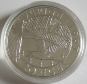 Sweden 20 ECU 1997 Anders Celsius Silver