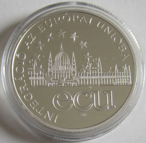 Hungary 1000 Forint 1995 Europa Parliament Building in Budapest Silver Proof