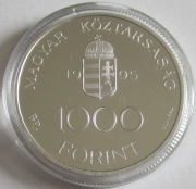 Hungary 1000 Forint 1995 Europa Parliament Building in...
