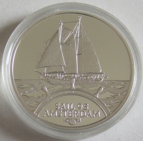 Niederlande 2 ECU 1995 Sail in Amsterdam Eendracht I