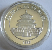 China 10 Yuan 1997 Panda Shanghai Mint (Small Date) 1 Oz...