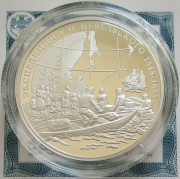 Russia 3 Roubles 2013 Nevelskoy Expedition 1 Oz Silver