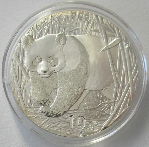 China 10 Yuan 2002 Panda