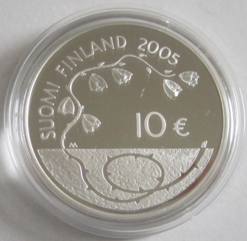 Finland 10 Euro 2005 Eurostar 60 Years World War II Silver Proof