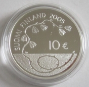 Finnland 10 Euro 2005 Europastern 60 Jahre Zweiter...