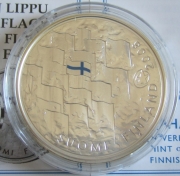 Finland 10 Euro 2008 Eurostar 90 Years National Flag...