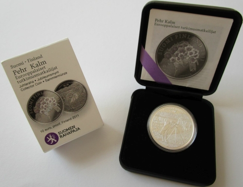 Finnland 10 Euro 2011 Europastern Pehr Kalm PP