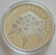 Finnland 10 Euro 2011 Europastern Pehr Kalm PP