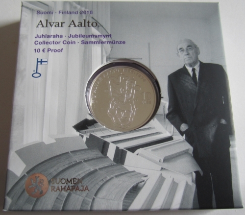 Finnland 10 Euro 2016 Europastern Alvar Aalto