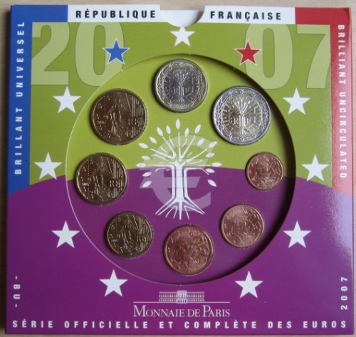 France Coin Set 2007