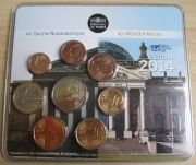 France Coin Set 2014 World Money Fair in Berlin