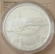 Tuvalu 1 Dollar 2015 Famous Ships That Never Sailed Nautilus