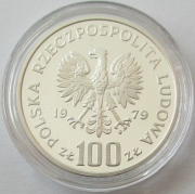 Polen 100 Zlotych 1979 Tiere Tatra-Gämse Probe