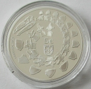 Portugal 5 Euro 2023 Dinosaurier Miragaia Longicollum PP