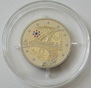 France 2 Euro 2024 Olympics Paris Eiffel Tower Coloured...
