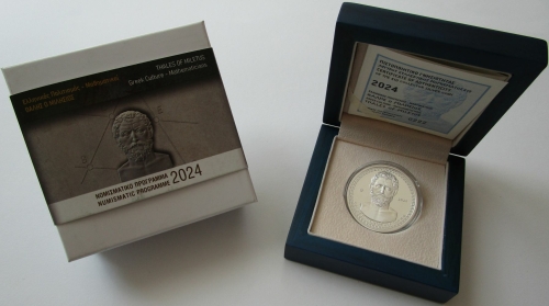 Greece 10 Euro 2024 Thales of Miletus 1 Oz Silver