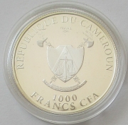Kamerun 1000 Francs 2012 Olympia Sochi Skilanglauf