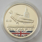 British Virgin Islands 10 Dollars 2012 Olympics London...