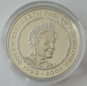 United Kingdom 5 Pounds 2002 Queen Mother Silver Proof