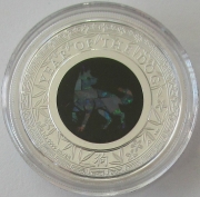 Australien 1 Dollar 2018 Opal Lunar Hund