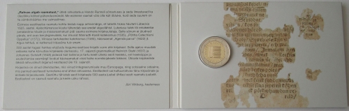 Estonia 2 Euro 2025 500 Years of Books in Estonian BU