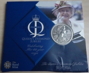United Kingdom 5 Pounds 2012 Diamond Jubilee BU