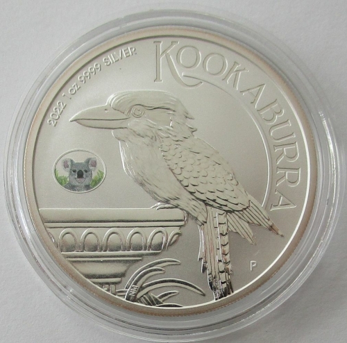 Australia 1 Dollar 2022 Kookaburra ANDA Brisbane Expo Koala Privy 1 Oz Silver