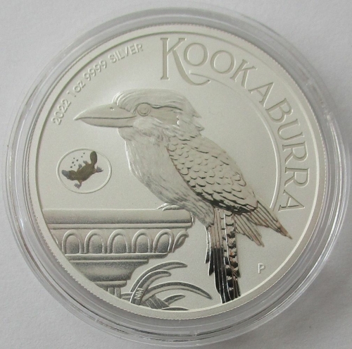 Australia 1 Dollar 2022 Kookaburra ANDA Sydney Expo Platypus Privy 1 Oz Silver