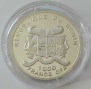 Benin 1000 Francs 2003 Schiffe Golden Hind