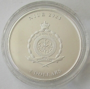 Niue 2 Dollars 2023 Vivat Humanitas 1 Oz Silver Proof