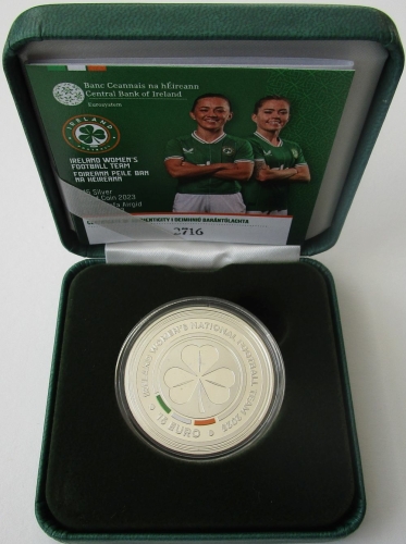 Ireland 15 Euro 2023 50 Years Womens National Football Team Silver