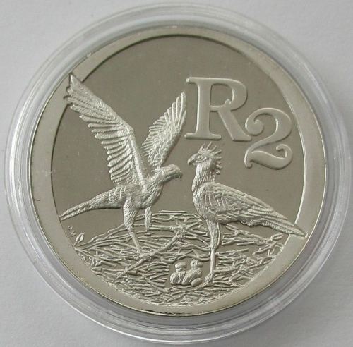 Südafrika 2 Rand 2006 Tiere Sekretärvogel