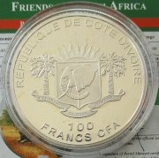 Elfenbeinküste 100 Francs 2010 Big Five Löwe