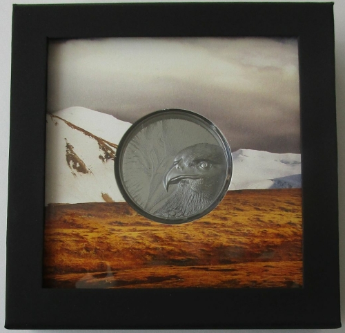 Mongolia 1000 Togrog 2020 Majestic Eagle 2 Oz Silver