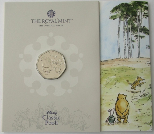 United Kingdom 50 Pence 2020 Winnie the Pooh BU