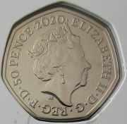 United Kingdom 50 Pence 2020 Winnie the Pooh BU