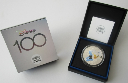 France 10 Euro 2023 100 Years Disney Donald Duck Silver