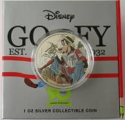 Niue 2 Dollars 2022 Disney 90 Jahre Goofy